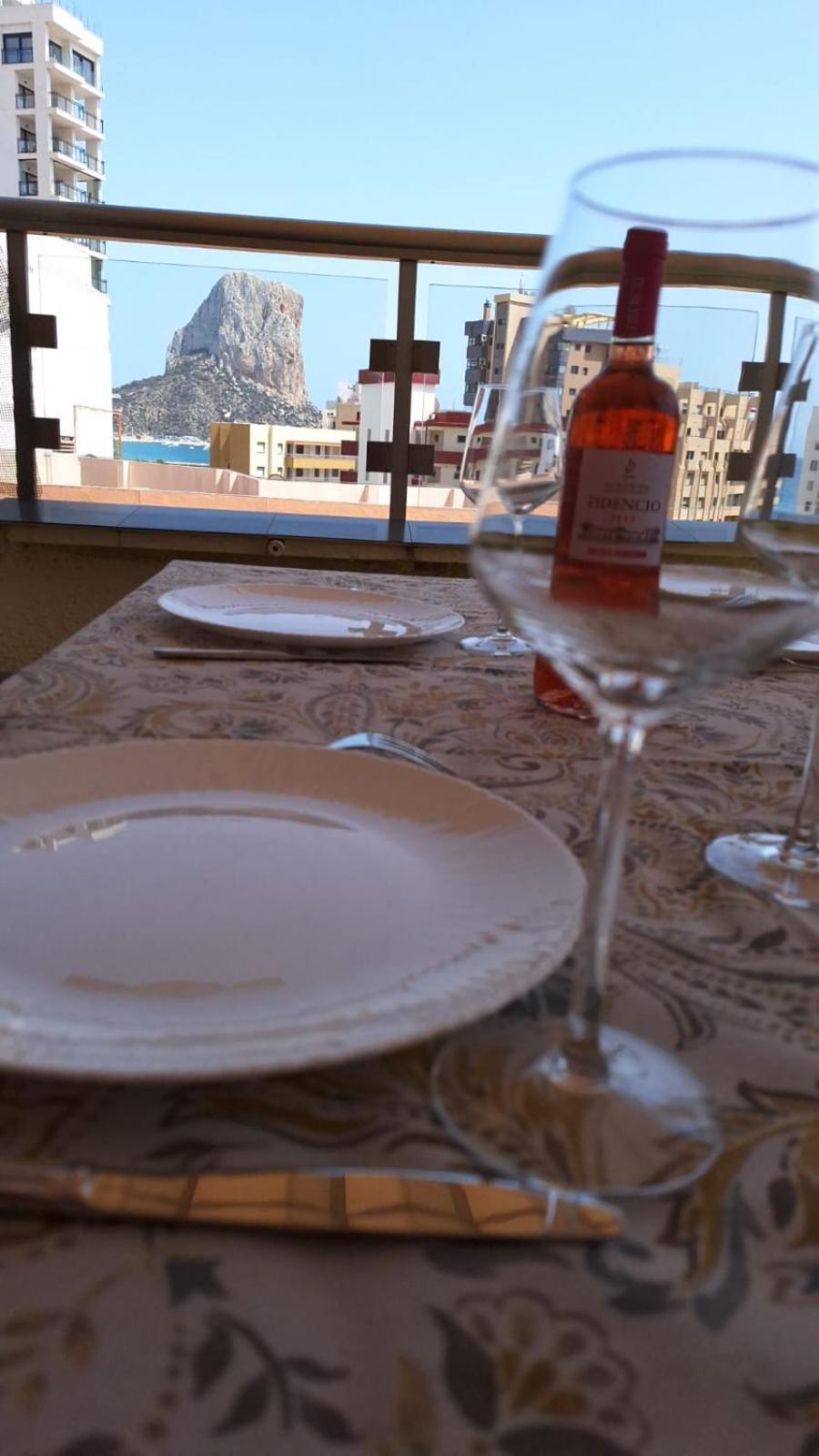 Atico Centrico, 50M De La Playa, Vista Al Mar, Wifi Fibra, Gran Terraza Leilighet Calpe Eksteriør bilde
